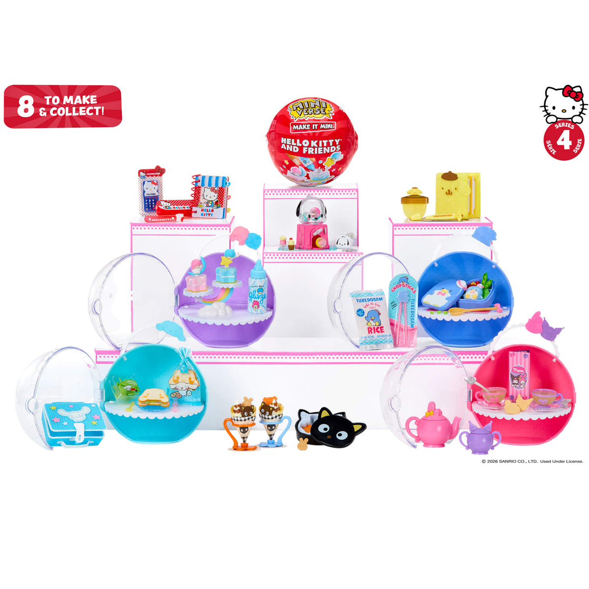 【最終価格】Miniverse サンリオ 4個セット MGA's Miniverse - Make It Mini SANRIO Hello Kitty Series 4 – The