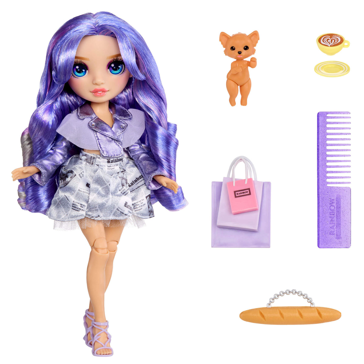 Rainbow High Pretty in Paris - Violet Willow, Purple 11