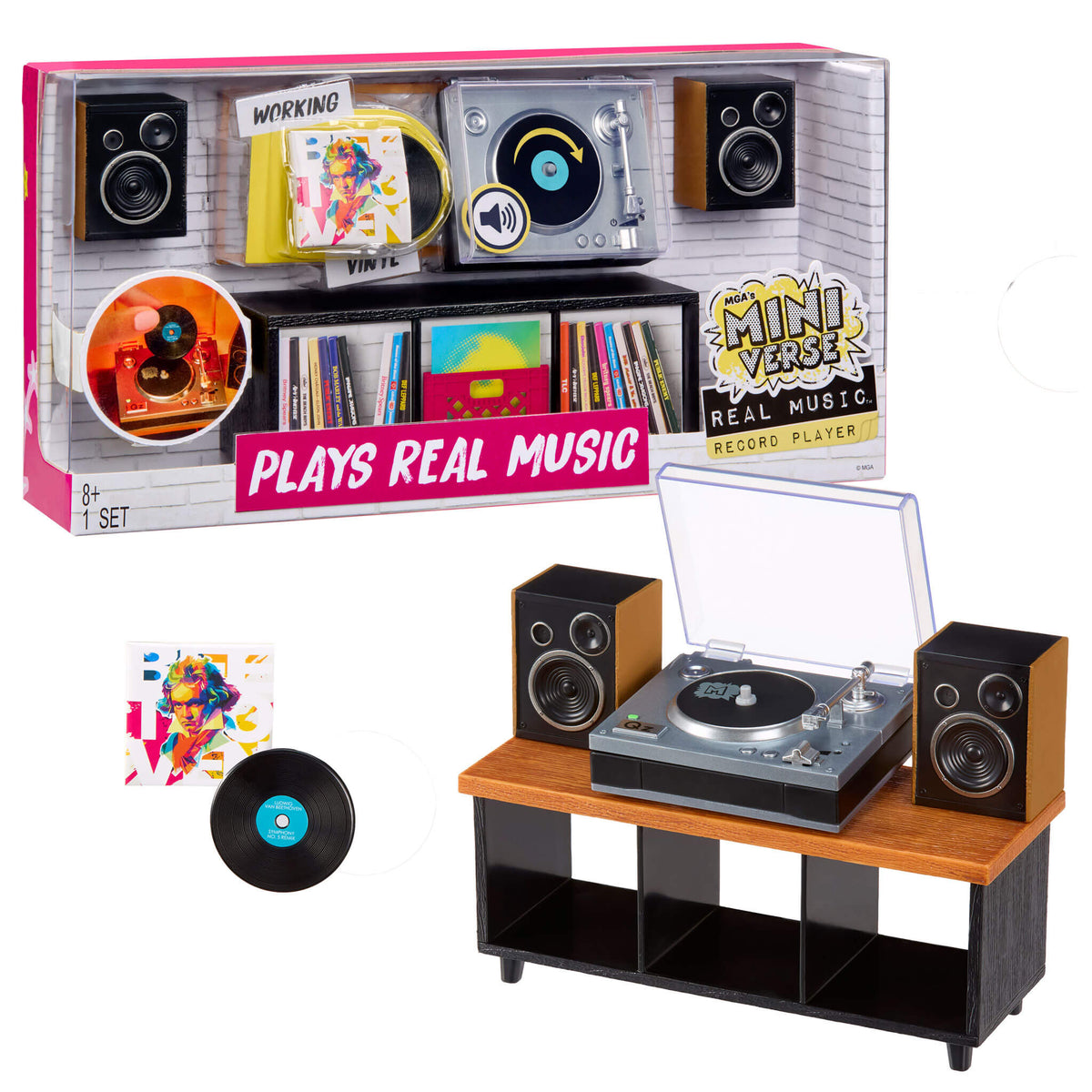 その他 MGAs Miniverse Real Music Record Shop MGA's Miniverse Real Music Record Player – The MGA Shop