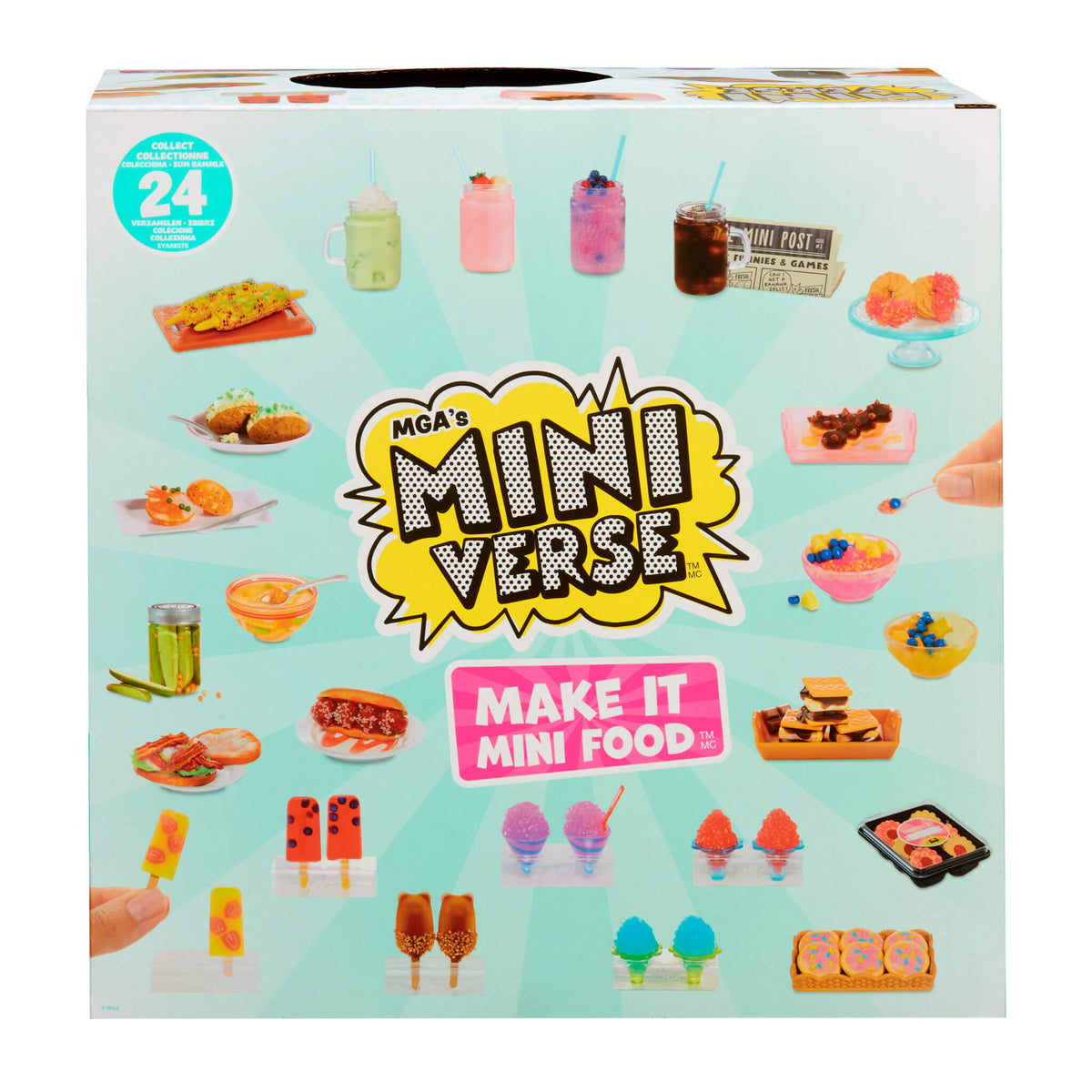 MGA's Miniverse Mini Food Diner ミニバース 3個 Mga's Miniverse Make It Mini Food Diner Series 3 - Assorted