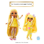 Rainbow High Jr High PJ Party Sunny (Yellow) 9” Posable Doll in a Yellow PJ Set - shop.mgae.com