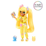 Rainbow High Jr High PJ Party Sunny (Yellow) 9” Posable Doll in a Yellow PJ Set - shop.mgae.com