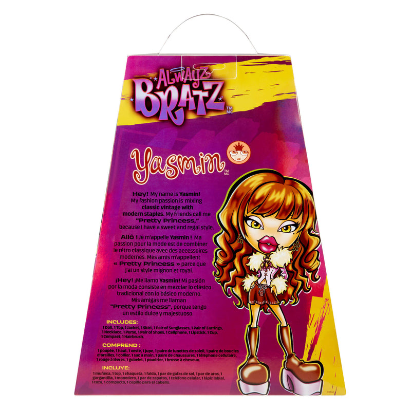 Bratz Alwayz Yasmin Fashion Doll with 10 Accessories - shop.mgae.com