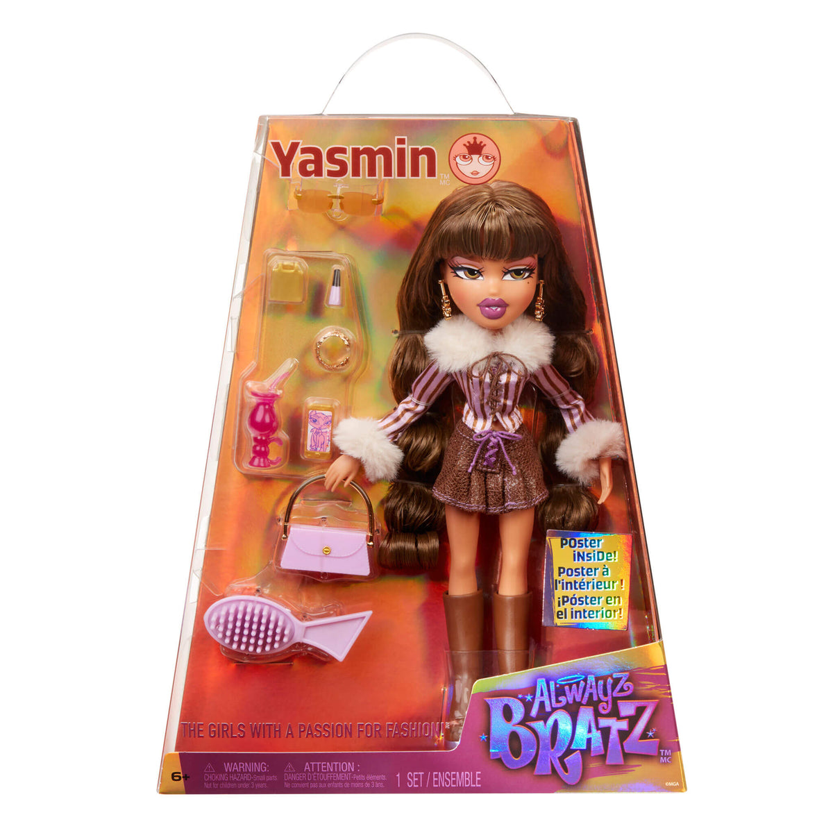 Bratz Alwayz Yasmin Fashion Doll with 10 Accessories Official