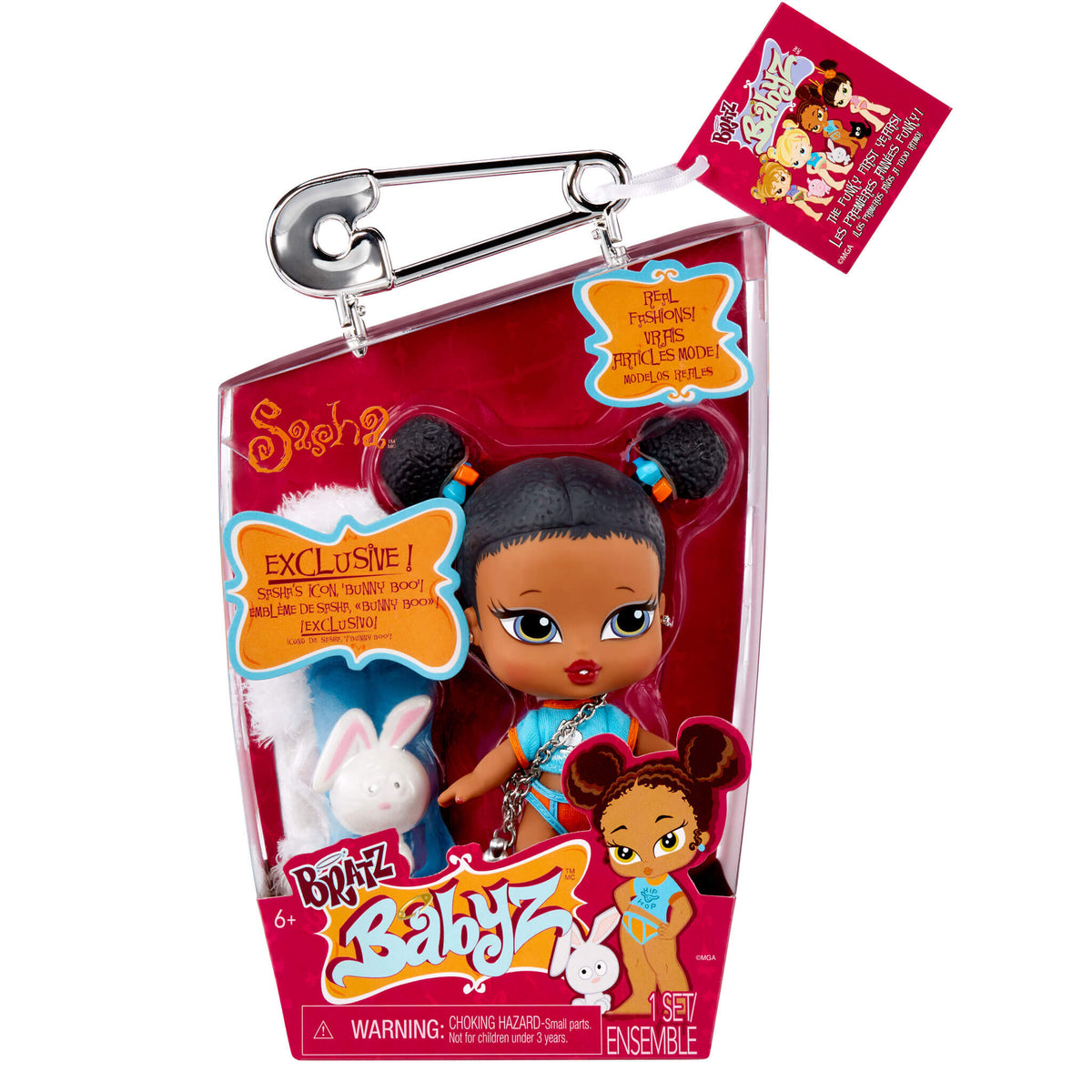 Bratz Babyz Sasha Collectible Fashion Doll Official Bratz – The