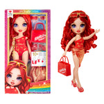 Rainbow High Swim & Style Ruby (Red) 11” Doll with Shimmery Wrap - shop.mgae.com