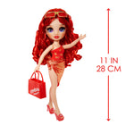 Rainbow High Swim & Style Ruby (Red) 11” Doll with Shimmery Wrap - shop.mgae.com