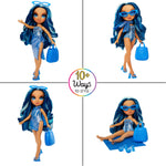 Rainbow High Swim & Style Skyler (Blue) 11” Doll with Shimmery Wrap - shop.mgae.com