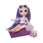 Rainbow High Swim & Style Violet (Purple) 11” Doll with Shimmery Wrap - shop.mgae.com