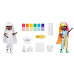 Doll transformation- from white clothes to colorful