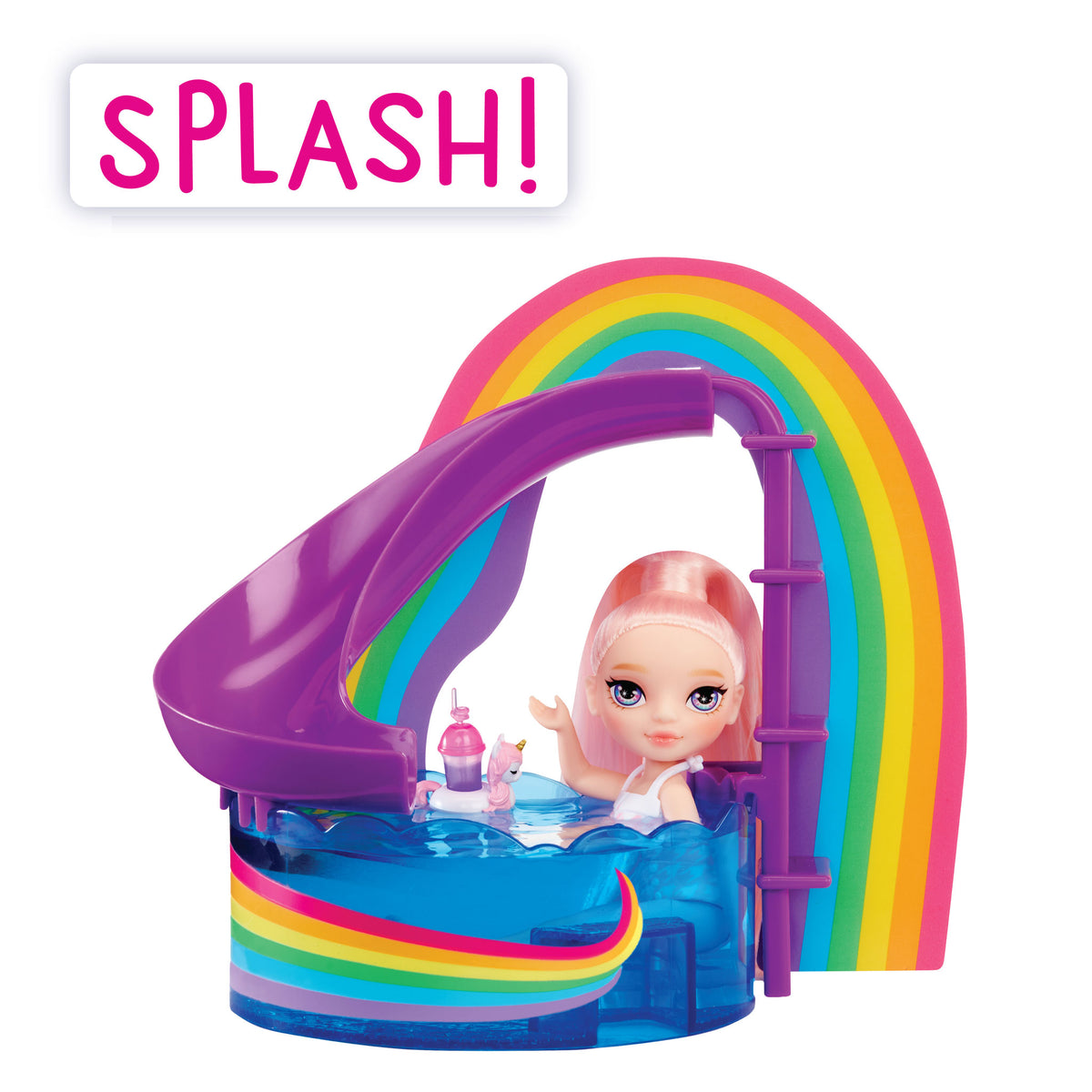 Rainbow High Little Pool Day with Blush Playset – The MGA Shop