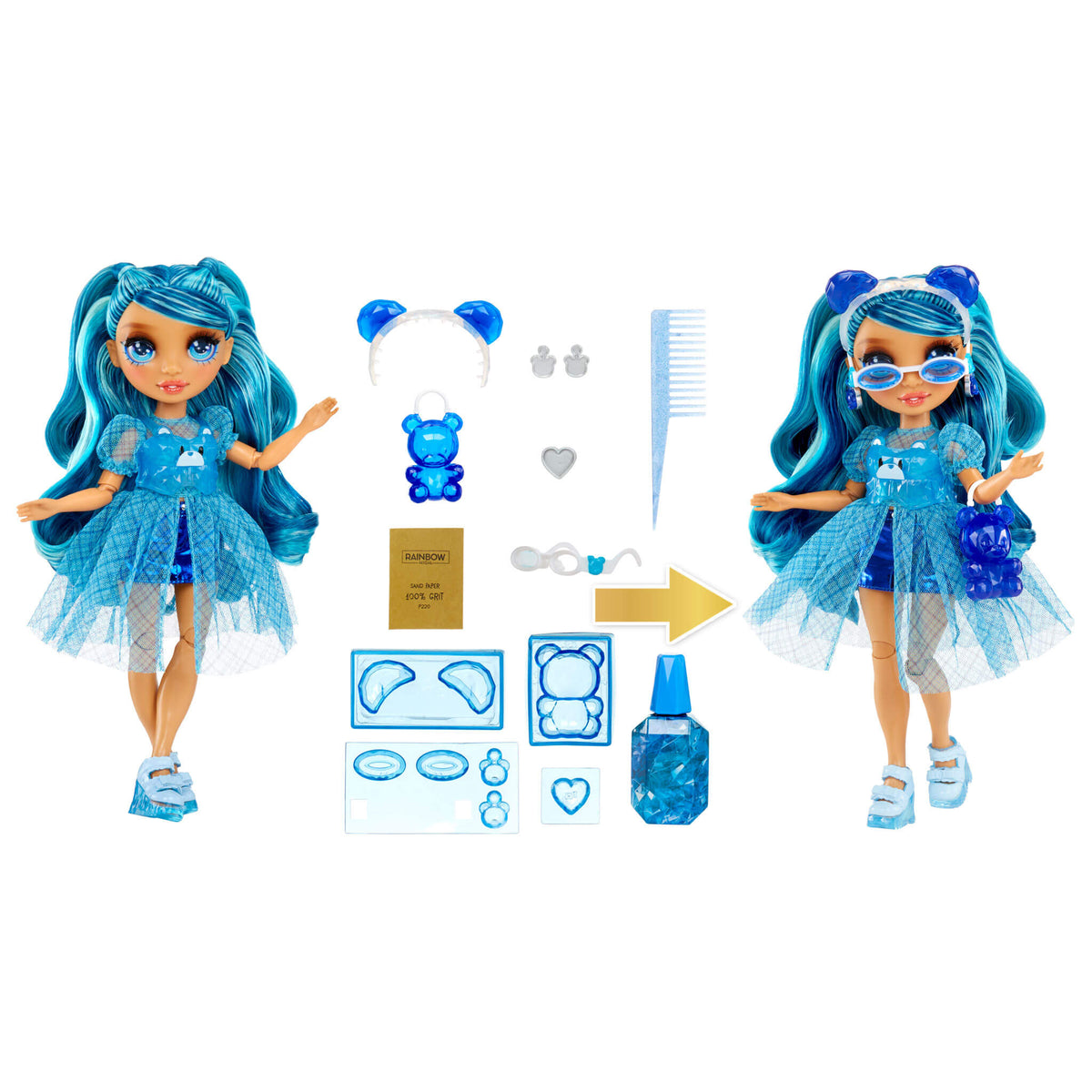 Rainbow High Creative Crystals Skyler Doll - DIY Crystal Kit | 11