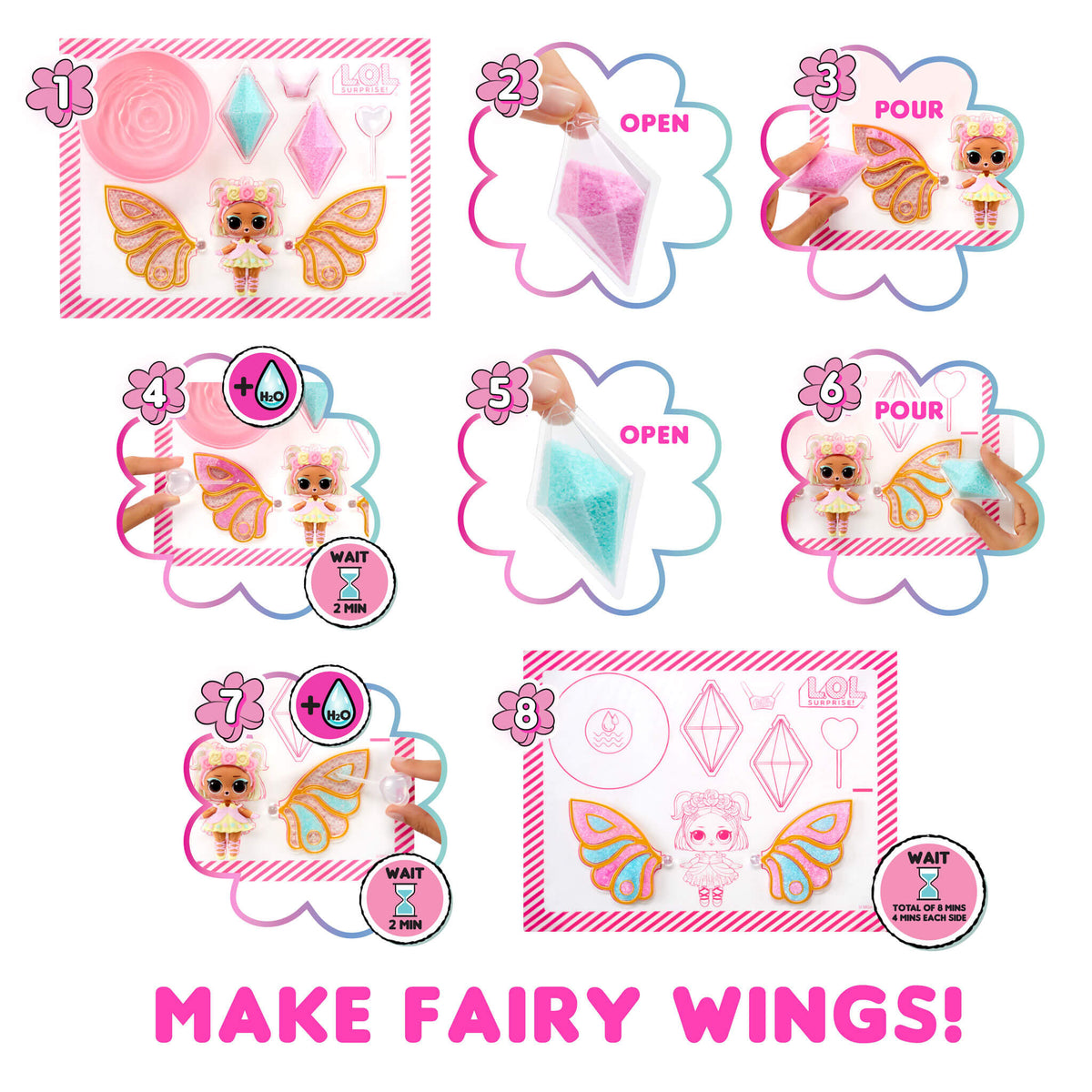 Amazon.com: L.O.L. Surprise! Fairies Tots Dolls with Make