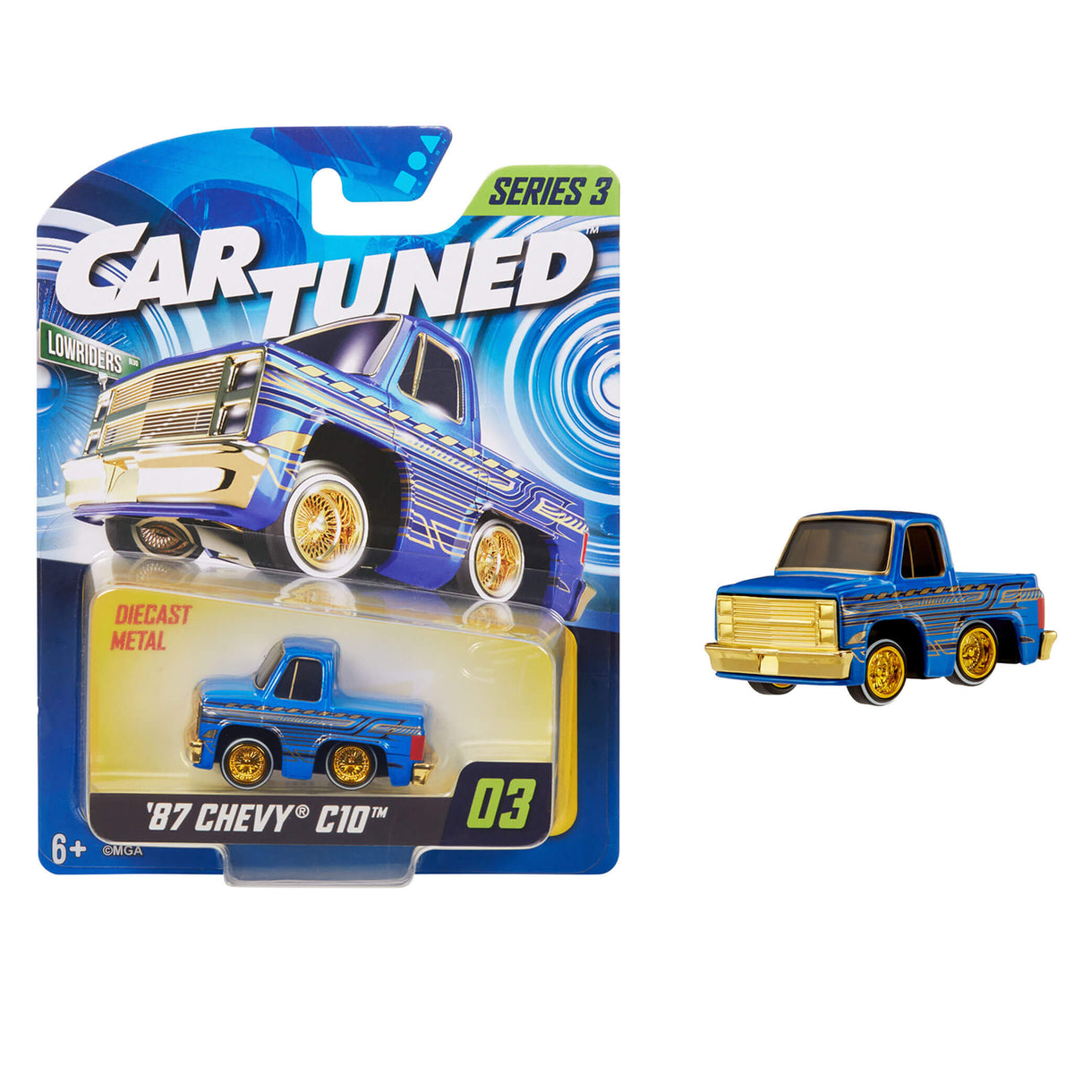 CarTuned Series 3 - 1987 Chevy C10 (Lowrider) - Kandy Blue