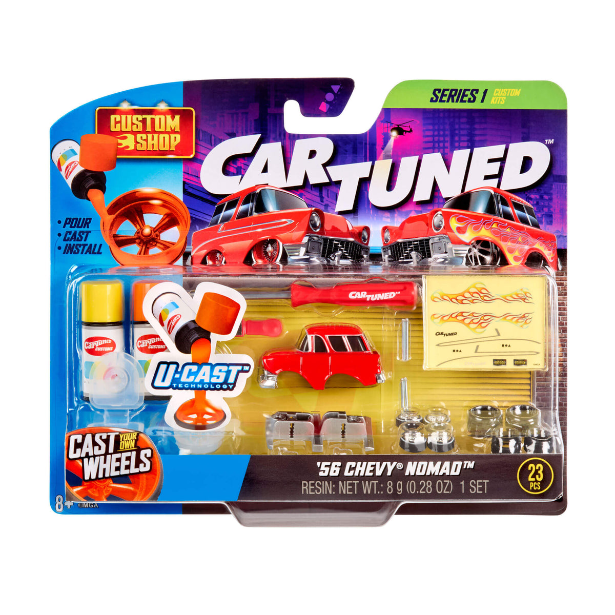 CarTuned Custom Model Kit - 1956 Chevy Nomad by MGA ENTERTAINMENT