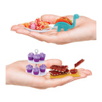 mini taco, cupcakes, ribs in palm of hands