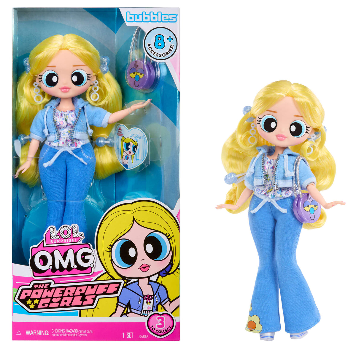 LOL Surprise OMG Powerpuff Girls Doll - Bubbles by MGA ENTERTAINMENT