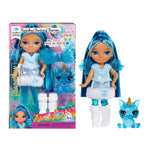 Rainbow High Littles Sapphire in and out of packaging