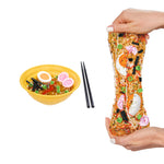 Ramen being stretched