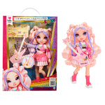 Rainbow High Jr High Rock Band Bella in and out of packaging