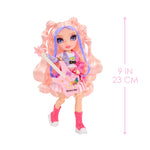 Doll is nine inches tall