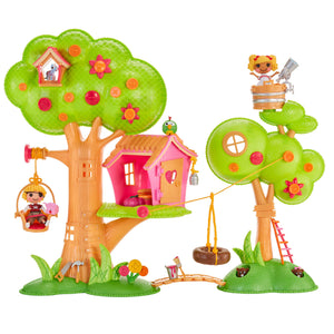 Mini Lalaloopsy Treehouse Playset with 2 Mini Dolls, 2 Pets, and 18+ Accessories - shop.mgae.com