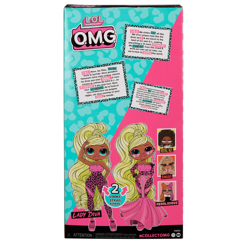LOL Surprise OMG Lady Diva Fashion Doll with Multiple Surprises - shop.mgae.com