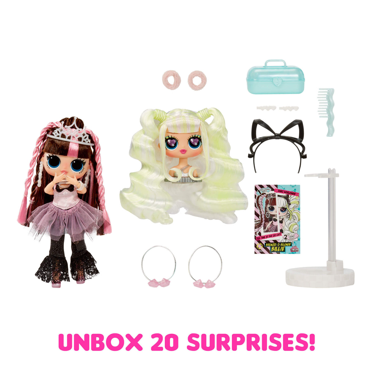 LOL Surprise Tweens Bronze-2-Blonde Billie Doll 20+ Surprises