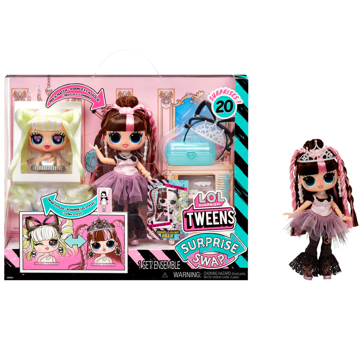 LOL Surprise Tweens Bronze-2-Blonde Billie Doll 20+ Surprises