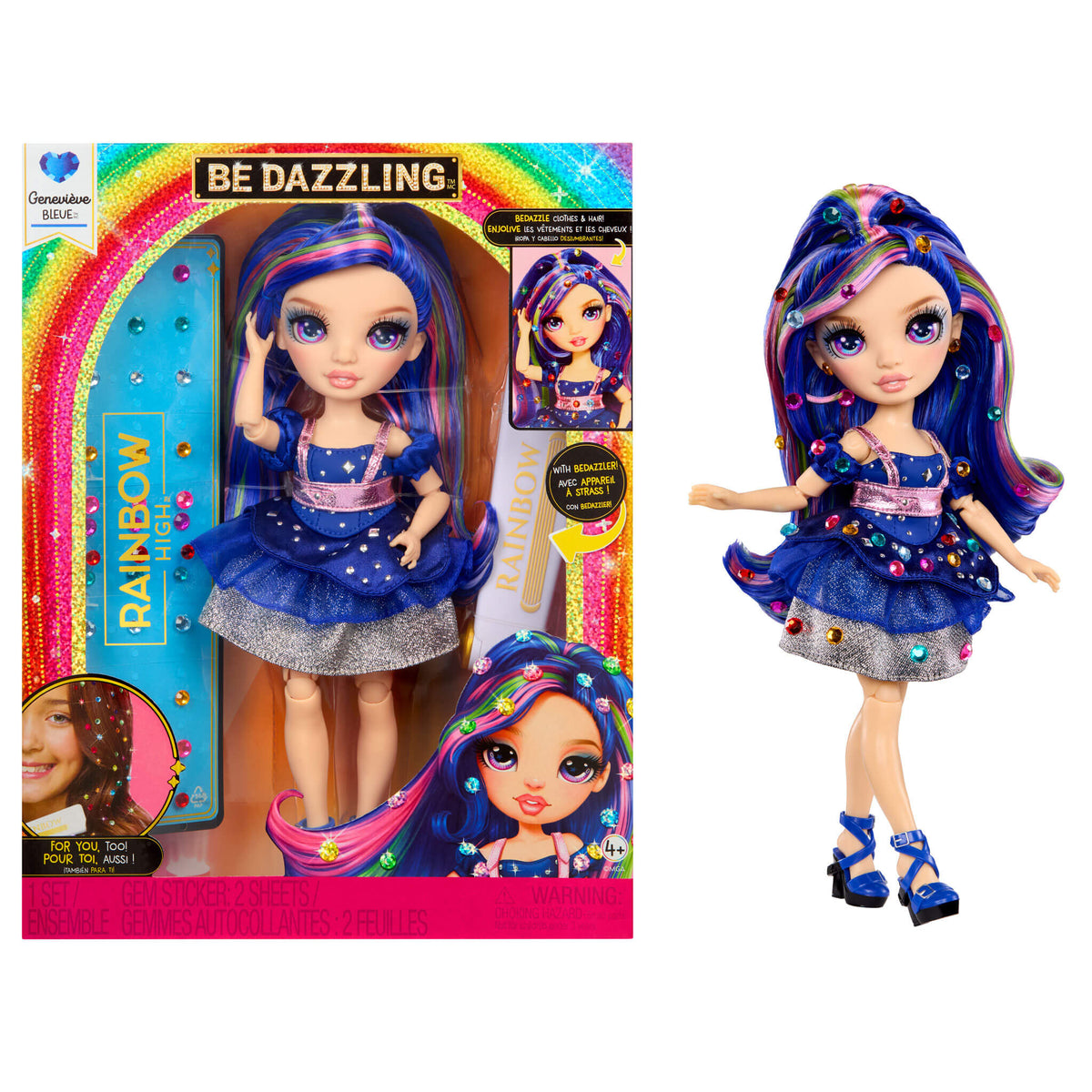 Rainbow High Be Dazzling Genevieve Bleue Doll | Premium
