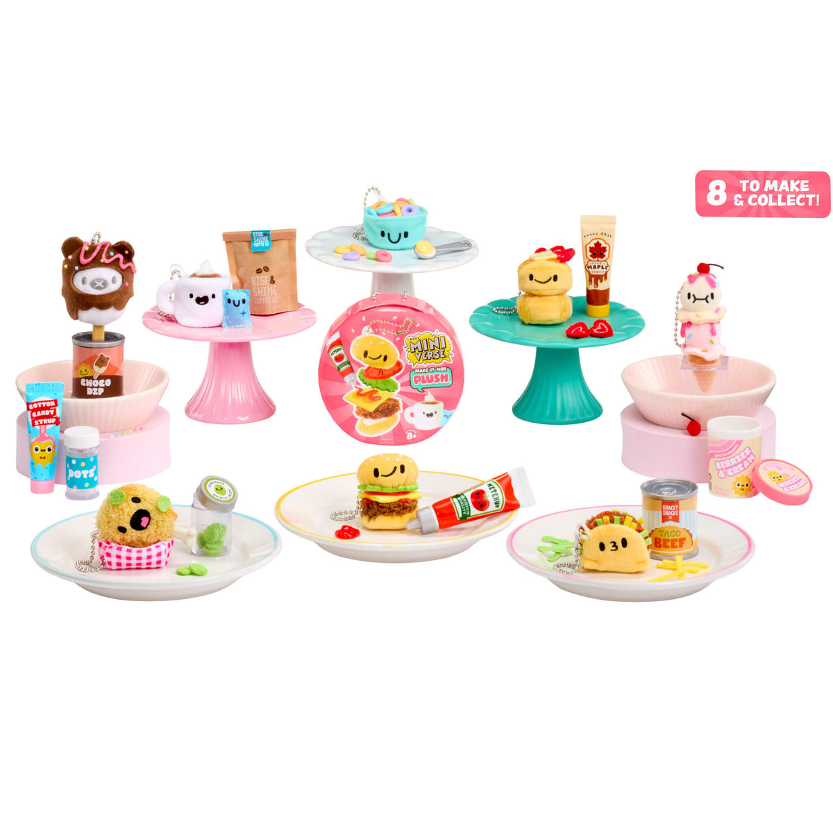 MGA's Miniverse Make It Mini Plush DIY Food-Themed Plush