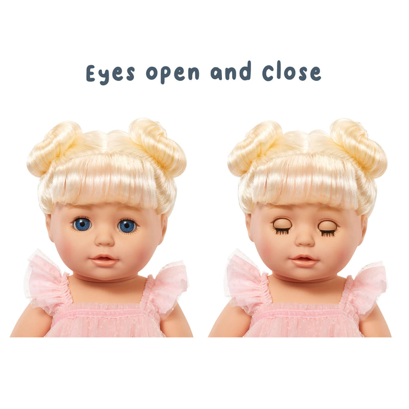 Eyes open and close