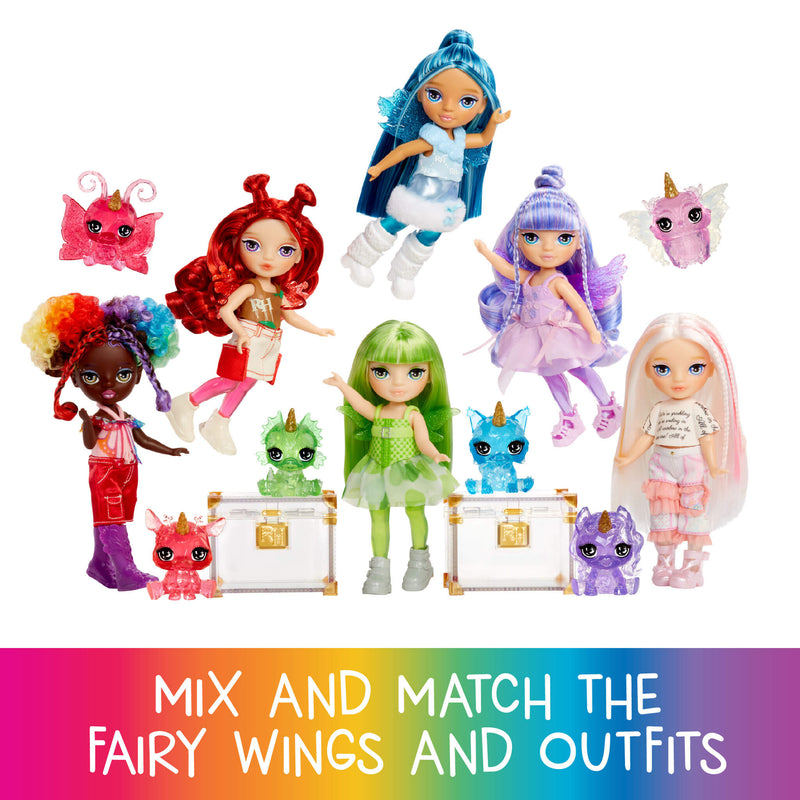 All six Rainbow High Fantasy Fairies Dolls
