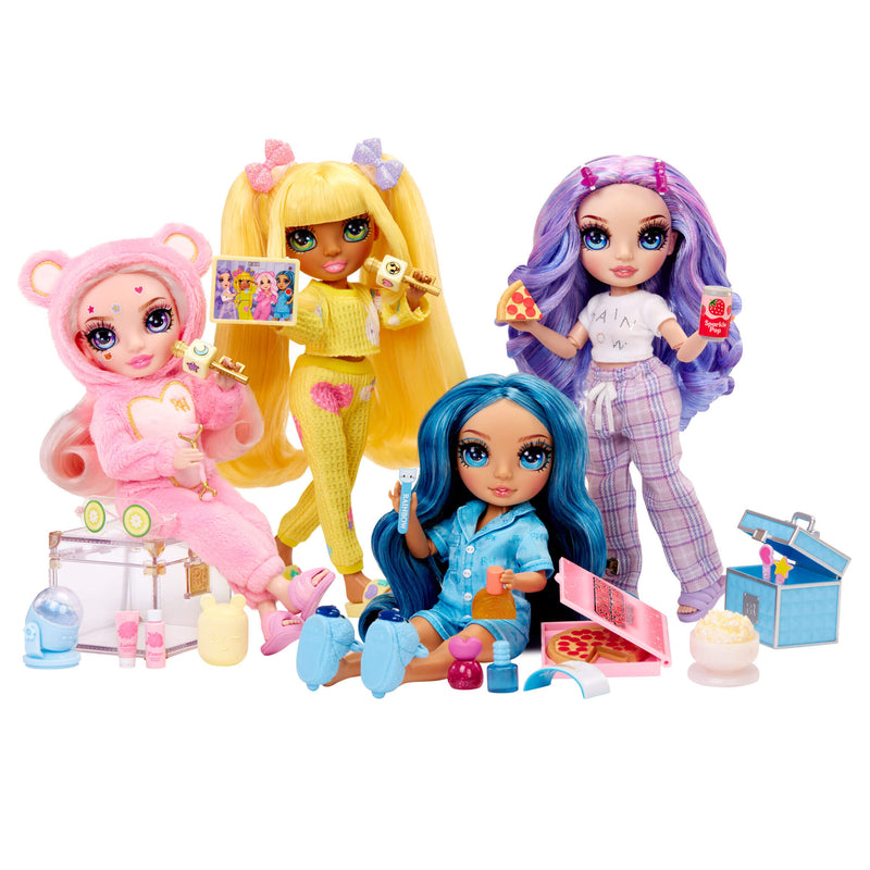 Rainbow High Jr High PJ Party Sunny (Yellow) 9” Posable Doll in a Yellow PJ Set - shop.mgae.com