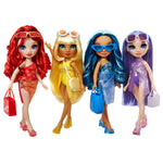 Rainbow High Swim & Style Violet (Purple) 11” Doll with Shimmery Wrap - shop.mgae.com