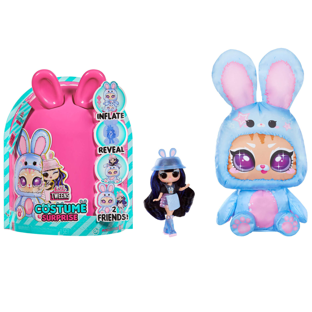 LOL Surprise Tweens Aya Cherry Doll with Inflatable Bunny Costume