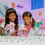 Two girls playing with the Tweens Dolls