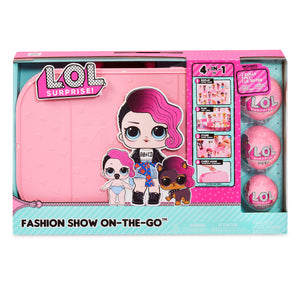 LOL Surprise Fashion Show on the Go with Surprise Family - Light Pink Case - shop.mgae.com