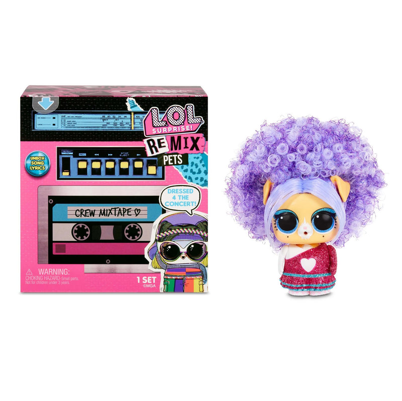 LOL Surprise Remix Pets - 9 Surprises with Real Hair & Surprise Song Lyrics - shop.mgae.com