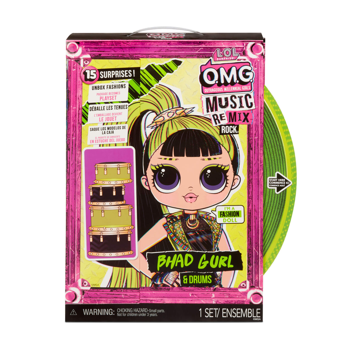 OMG Remix Rock Bhad Gurl Drums 15 Surprises – The MGA Shop