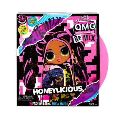 L.O.L. Surprise! O.M.G. Remix Honeylicious Fashion Doll - 25 Surprises with Music