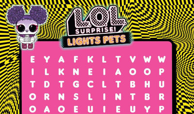 Lights Pets Word Search