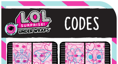 L.O.L. Surprise Series Eye Spy Under Wraps Codes