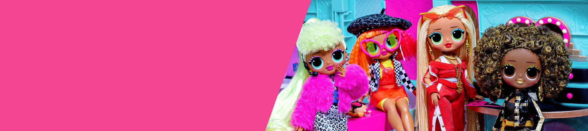 The original fan-favorite LOL Surprise OMG fashion dolls are back! Collect all four fan favorite big sisters!