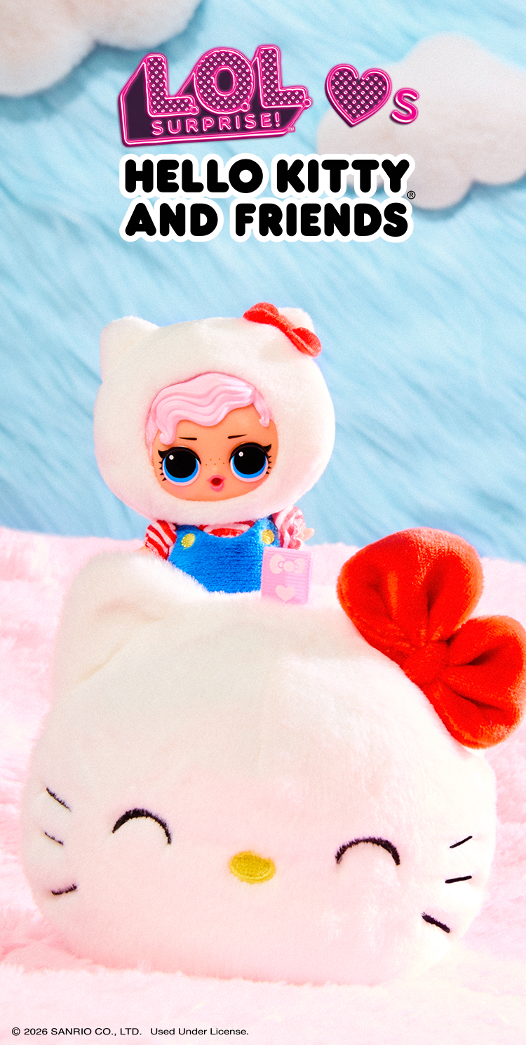 LOL Surprise Loves Hello Kitty and Friend featuring hello kitty plush