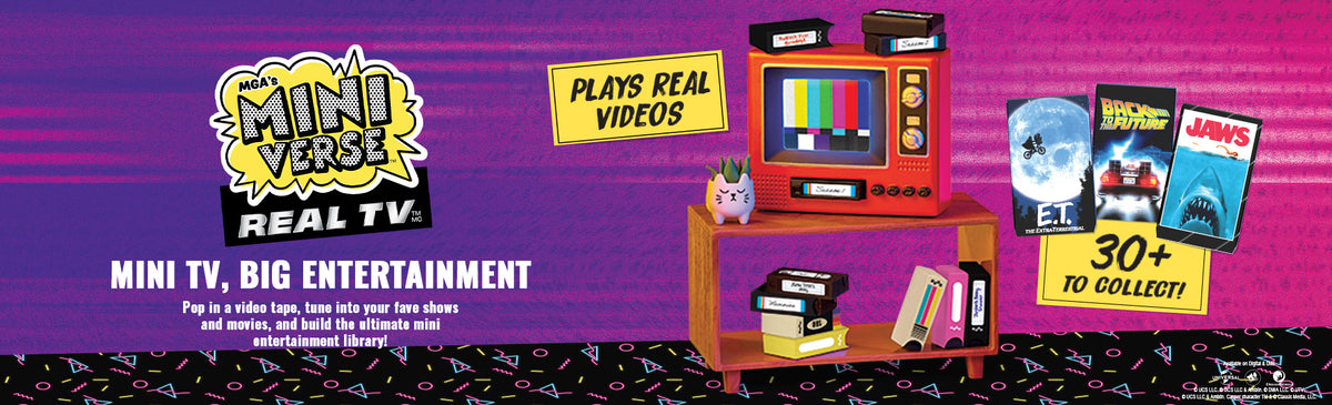 miniverse real tv banner desktop "plays real videos"