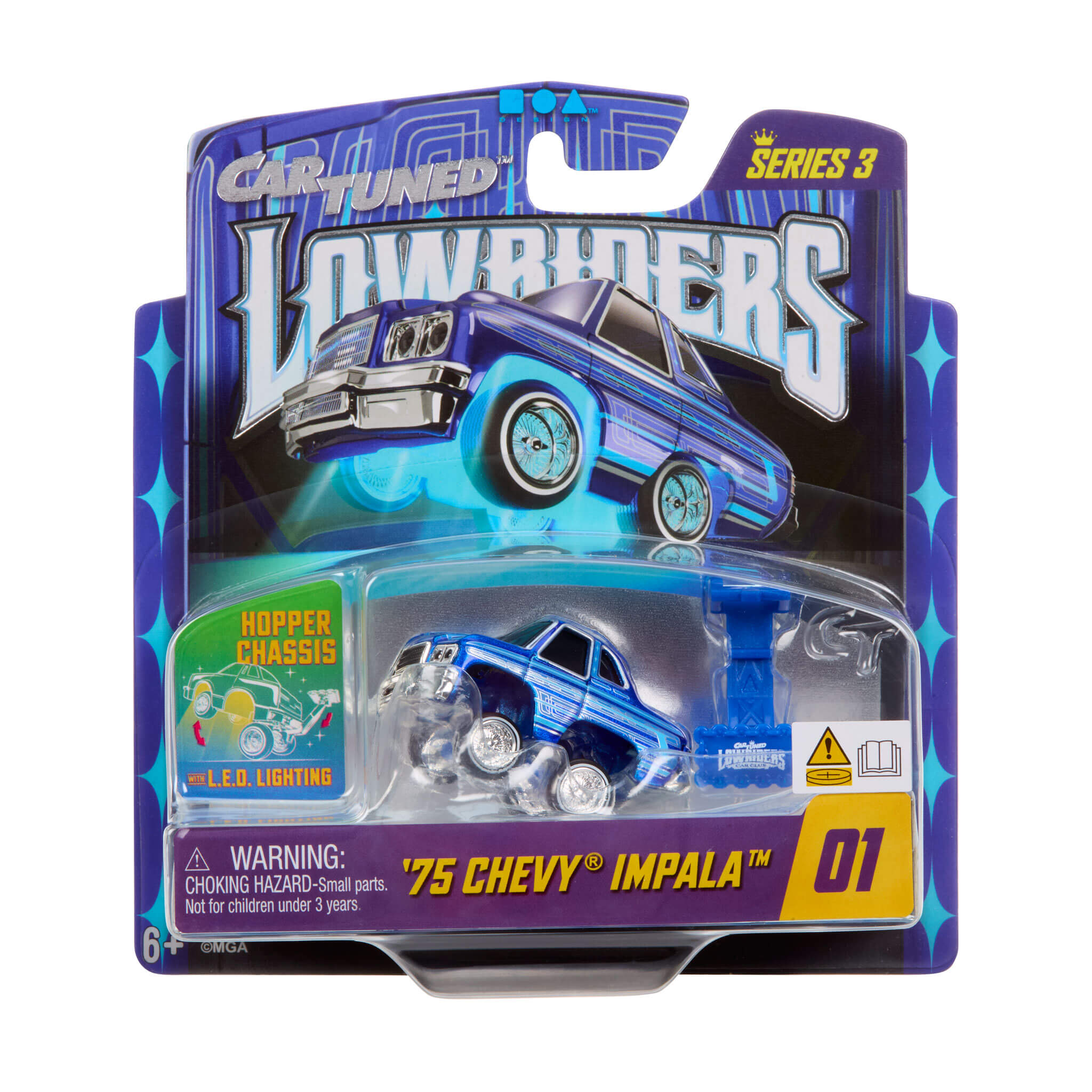 CarTuned Lowrider Series 3 - 1975 Chevy Impala Diecast | CarTuned