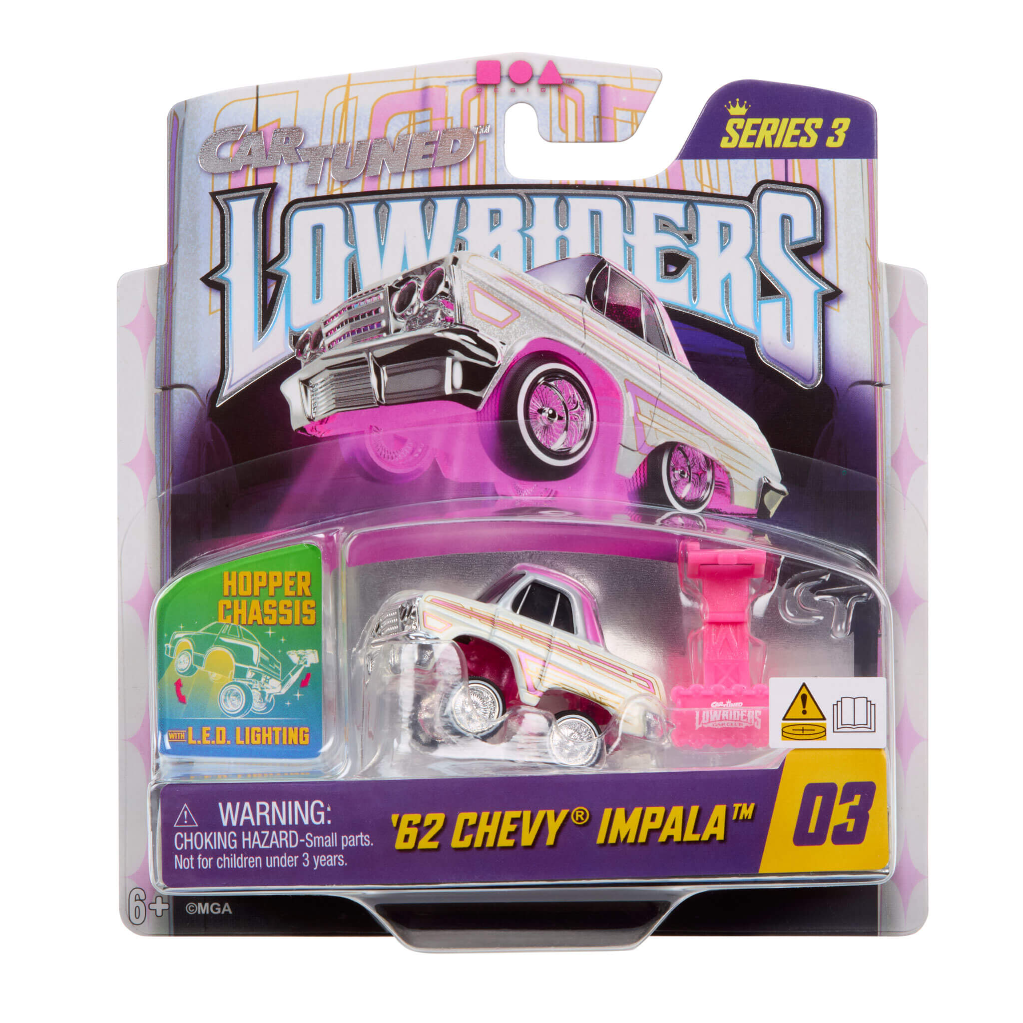 1962 Chevy Impala Lowrider Diecast | CarTuned Series 3 Collectible