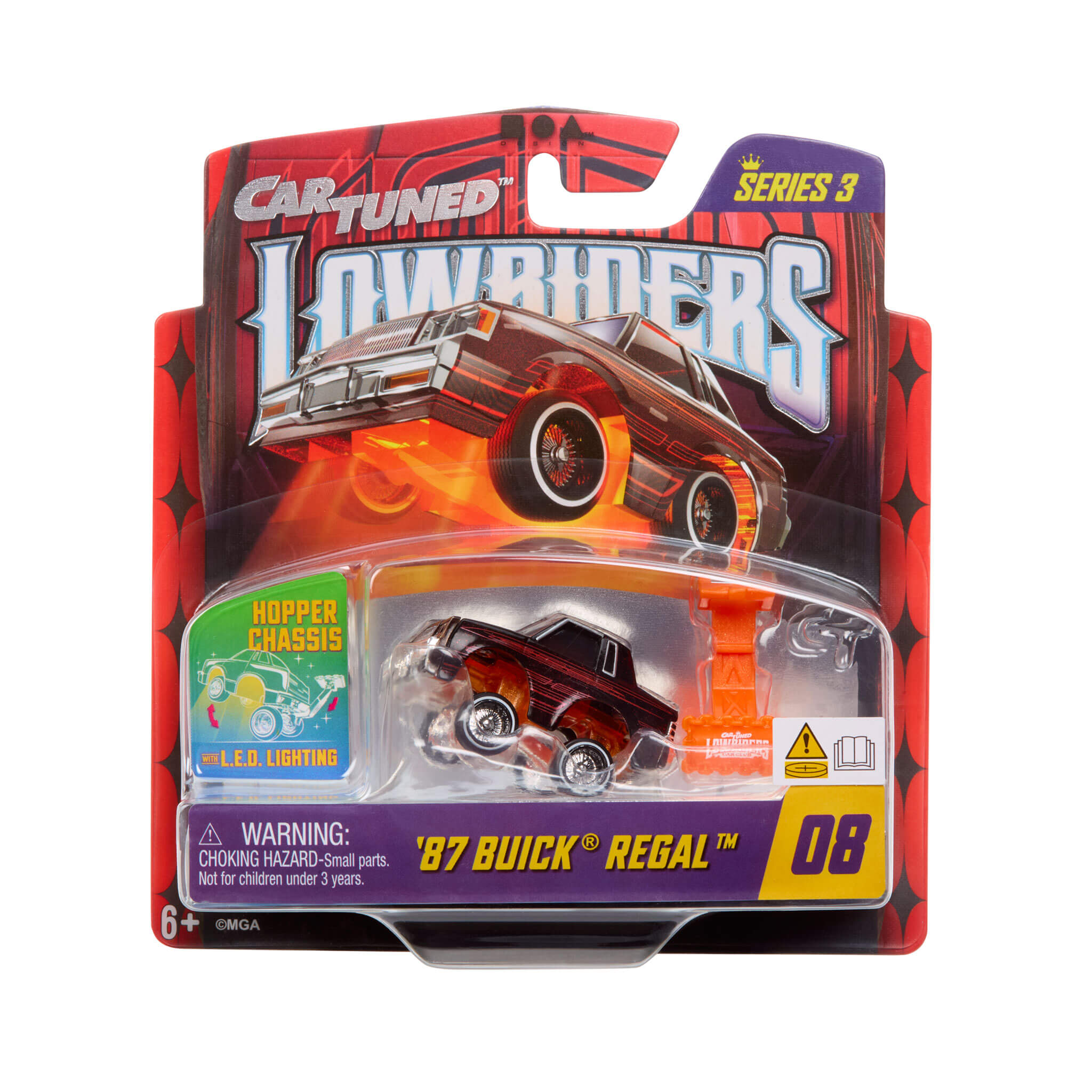 CarTuned 1987 Buick Regal Lowrider Diecast Collectible | CT Series