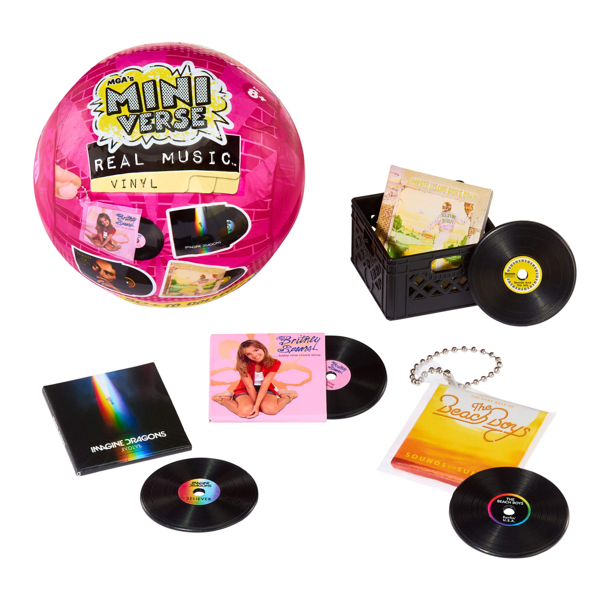 【未使用品カード付】 XG Mini LPレコード MGA's Miniverse Real Music Vinyl - Mini Playable Vinyl Records